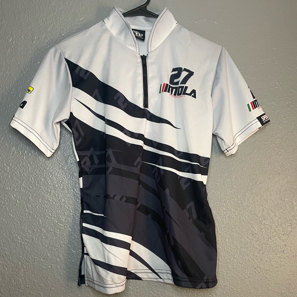 Small Black/Grey Imola Motorsports performance jersey.
